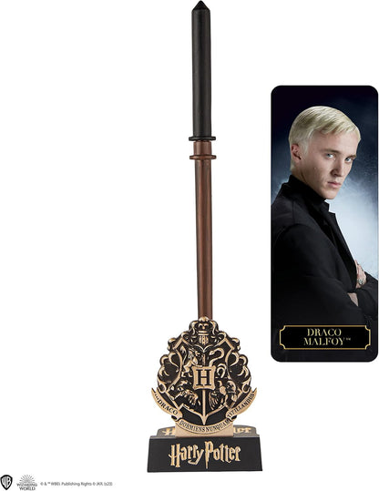 Cinereplicas Harry Potter - Zauberstab Stift mit Ständer & Lenticular Lesezeichen - Offizielle Lizenz