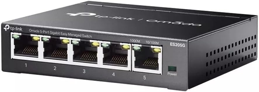 TP-Link ES205G Omada 5-Port Gigabit Easy Managed Switch with Centralised Cloud Management