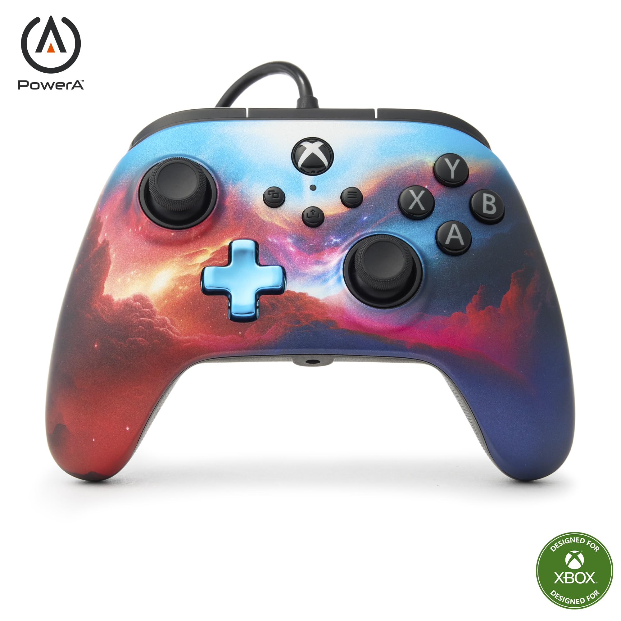 PowerA Advantage controller met kabel voor de Xbox Series X|S - Tijdperkafwijking, gamepad, bedrade videogamecontroller, gamecontroller, Xbox Series X|S
