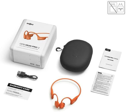 SHOKZ OpenRun Pro 2 Open-Ear Bluetooth Kopfhörer für Sportfans mit 12 Stunden Wiedergabezeit | Größe: Mini | Farbe: schwarz