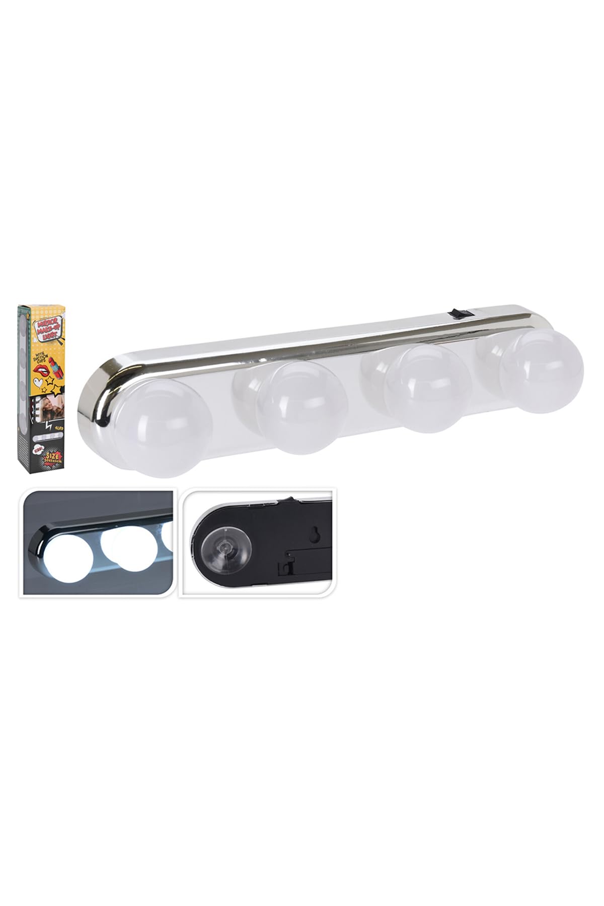 Spiegelverlichting 4 Lampjes