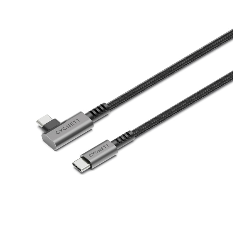 Right Angle USB-C - USB-C Cable - 1M