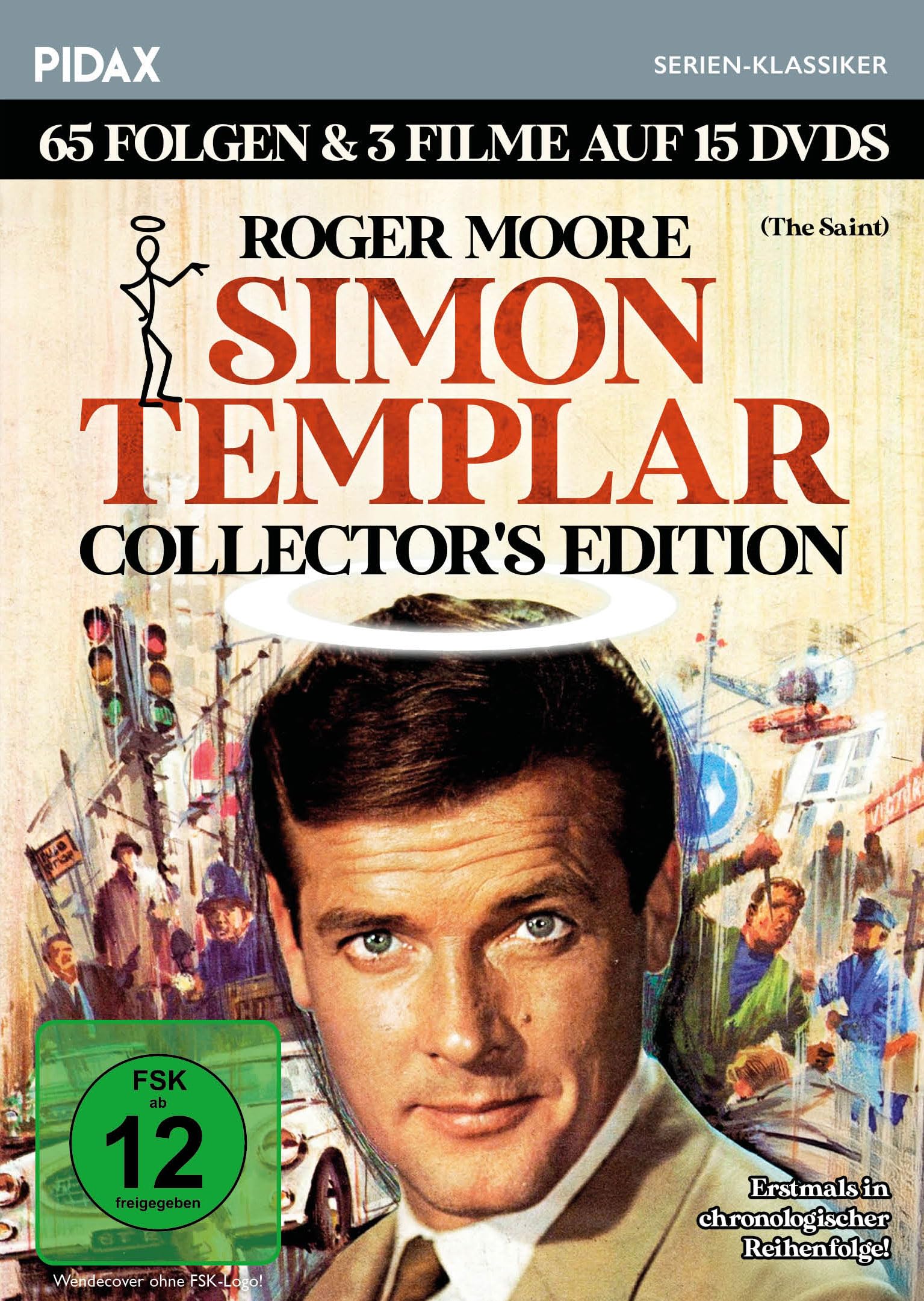 Simon Templar (The Saint) - Collector's Edition / 65 Folgen + 3 Filme der Kultserie mit Roger Moore erstmals in einer Box (Pidax Serien-Klassiker)