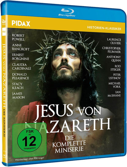 Jesus von Nazareth - Die Miniserie / Die komplette 4-teilige Miniserie mit Starbesetzung (Pidax Historien-Klassiker)