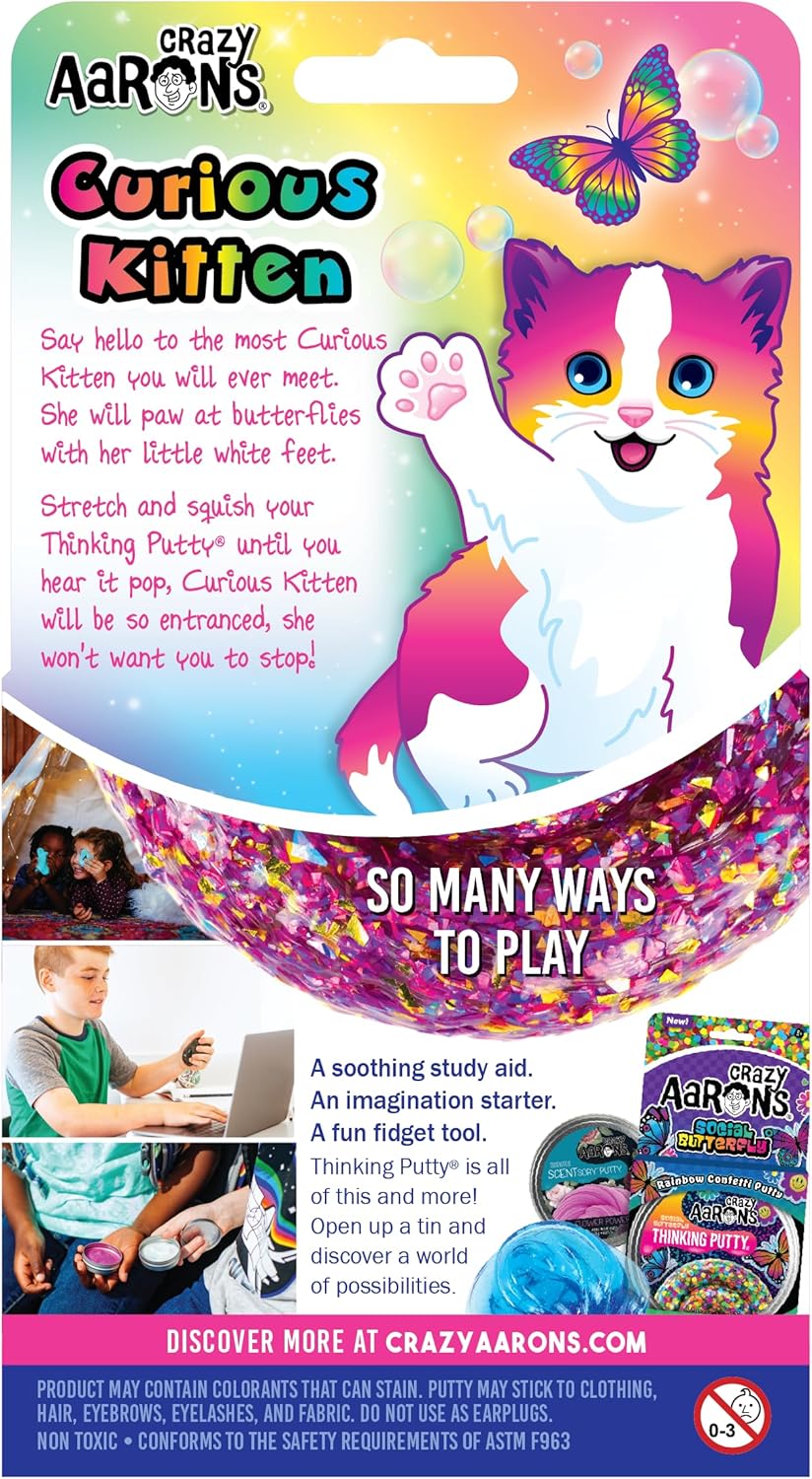 Trendsetters Putty Pets Curious Kitten