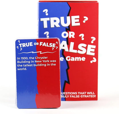 Gift Republic True Or False Trivia 100 Questions Card Game, Multicoloured, GR490115
