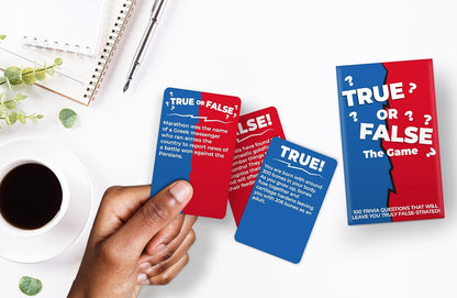 Gift Republic True Or False Trivia 100 Questions Card Game, Multicoloured, GR490115