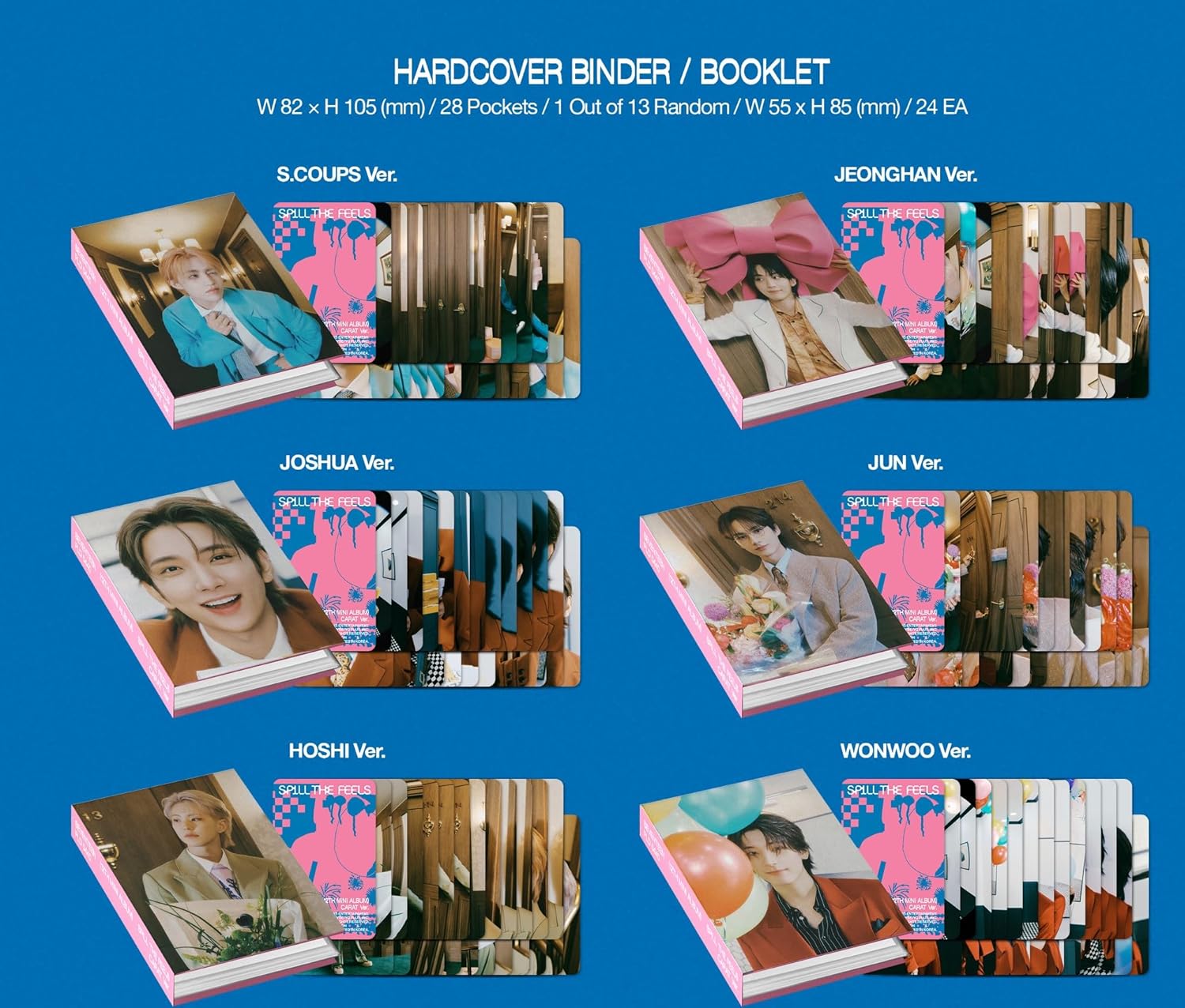 Spill The Feels - Carat Version - incl. Lyric Booklet, Hand Cover Binder + 4 Photocards