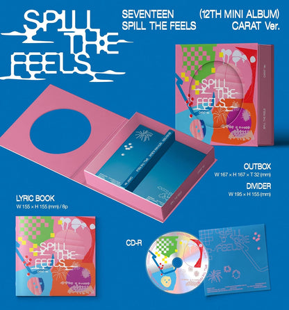 Spill The Feels - Carat Version - incl. Lyric Booklet, Hand Cover Binder + 4 Photocards