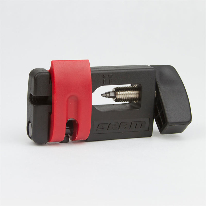 SRAM Hydraulic Hose Barb Driver Tool Hand-Held (Works With Threaded And Barbed) Grey