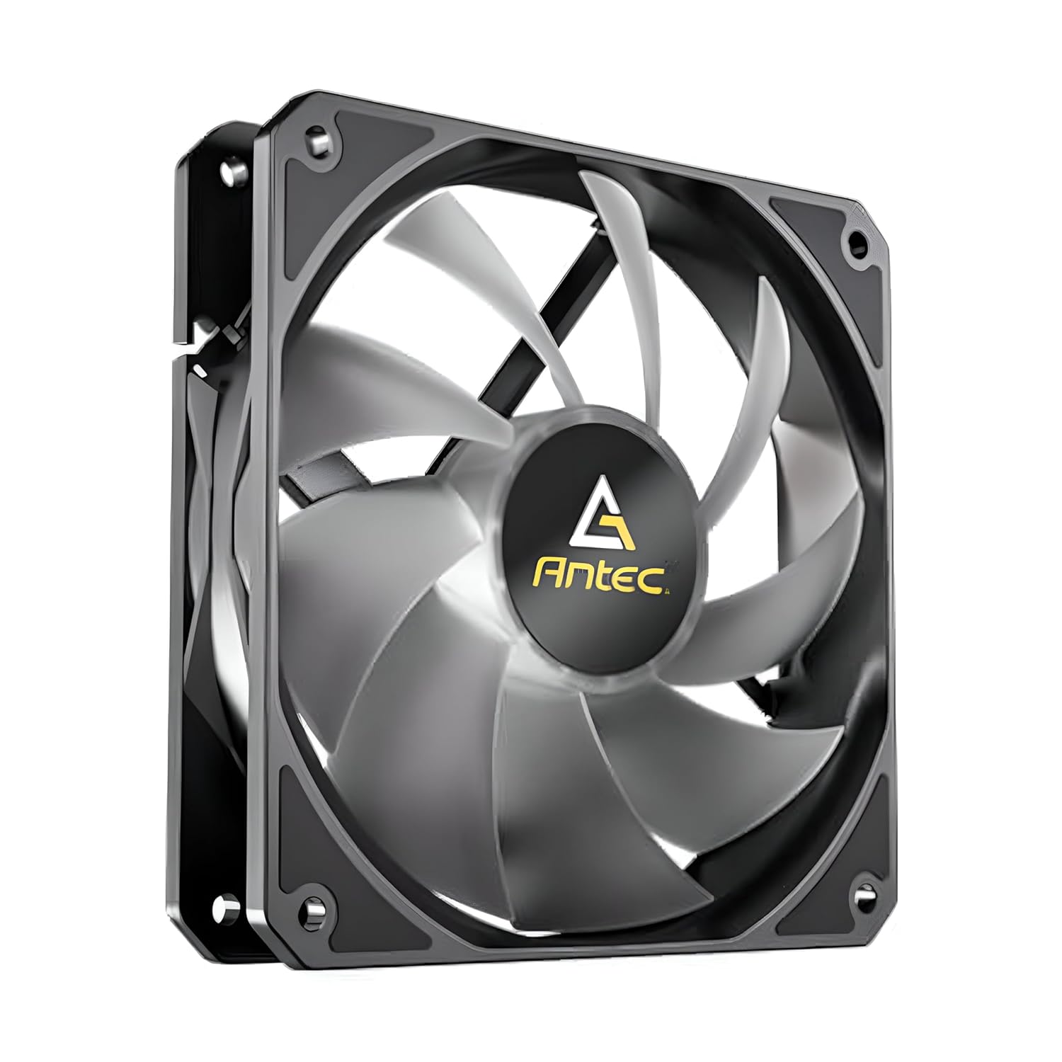 Antec P12 PWM ARGB, RGB indirizzabile, controllo PWM, ventole case 120 mm x 25 mm, alte prestazioni, forte flusso d'aria, 60,63 CFM, 4 pin PWM e connettore ARGB a 3 pin, cuscinetti antivibrazione