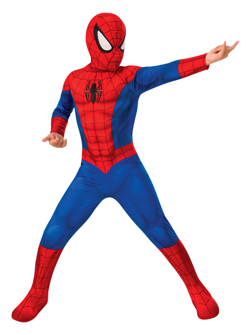 Rubie's Spider-Man, Spider-Man Boys Classic Costume, Blue/Red, 7-8 years (122 - 128 cm
