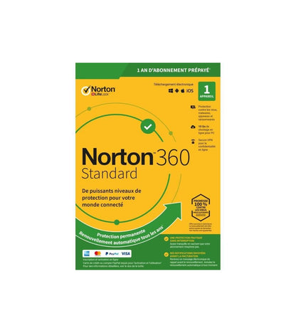 Norton 360 Standard 10Gb Fr 1 User 1 Dev - [Dutch Import]