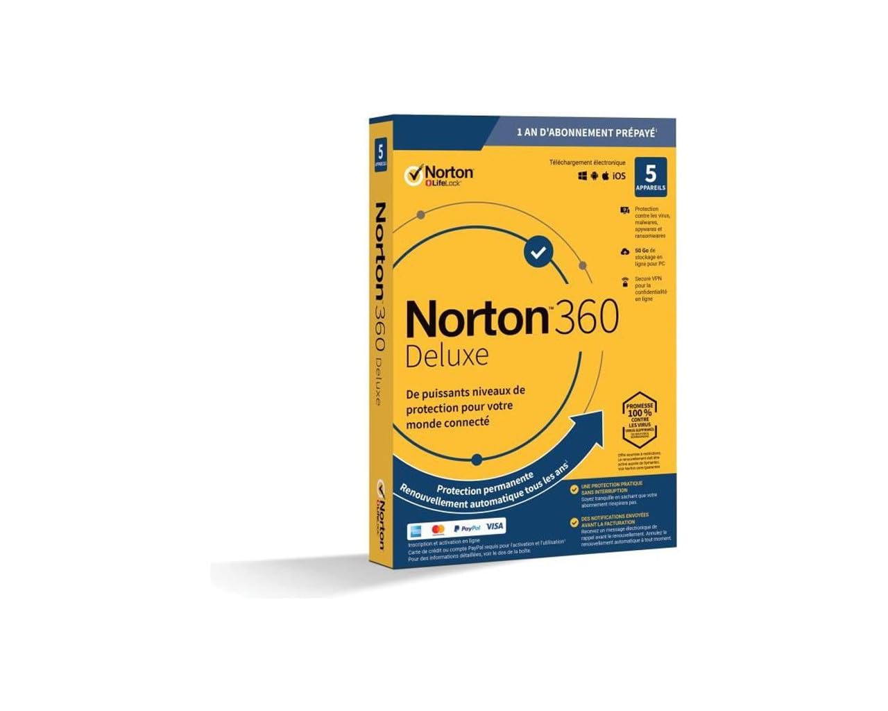 Symantec NORTON 360 DLX5 SOFTWARE (5pc