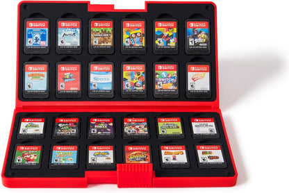 PowerA Game Card Case XL voor Nintendo Switch - Helden vs. Schurken, draagbaar, gamebewaardoos, Nintendo Switch-gamekaarten