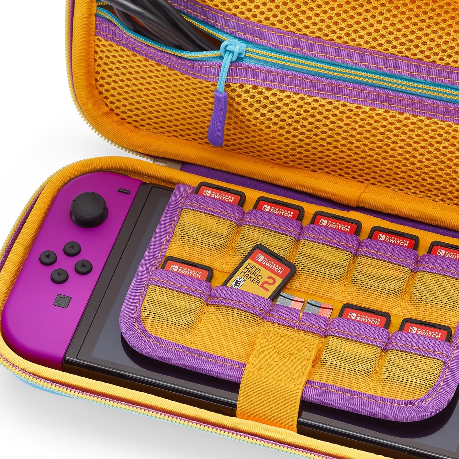 PowerA beschermhoes voor Nintendo Switch (OLED model), Nintendo Switch en Nintendo Switch Lite - Heldenkleurenplons, Beschermhoes, Gamehoes, Consolehoes, Accessoires, Opslag, Officieel gelicentieerd