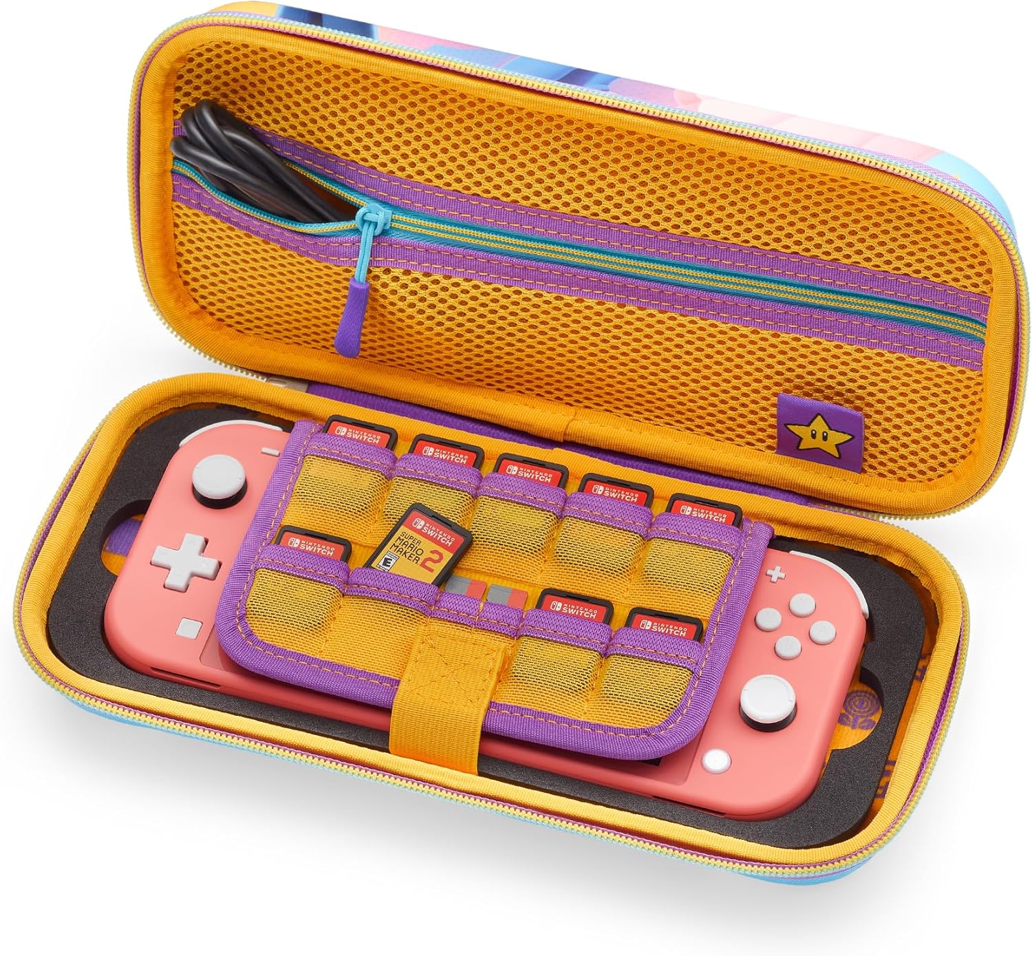 PowerA beschermhoes voor Nintendo Switch (OLED model), Nintendo Switch en Nintendo Switch Lite - Heldenkleurenplons, Beschermhoes, Gamehoes, Consolehoes, Accessoires, Opslag, Officieel gelicentieerd