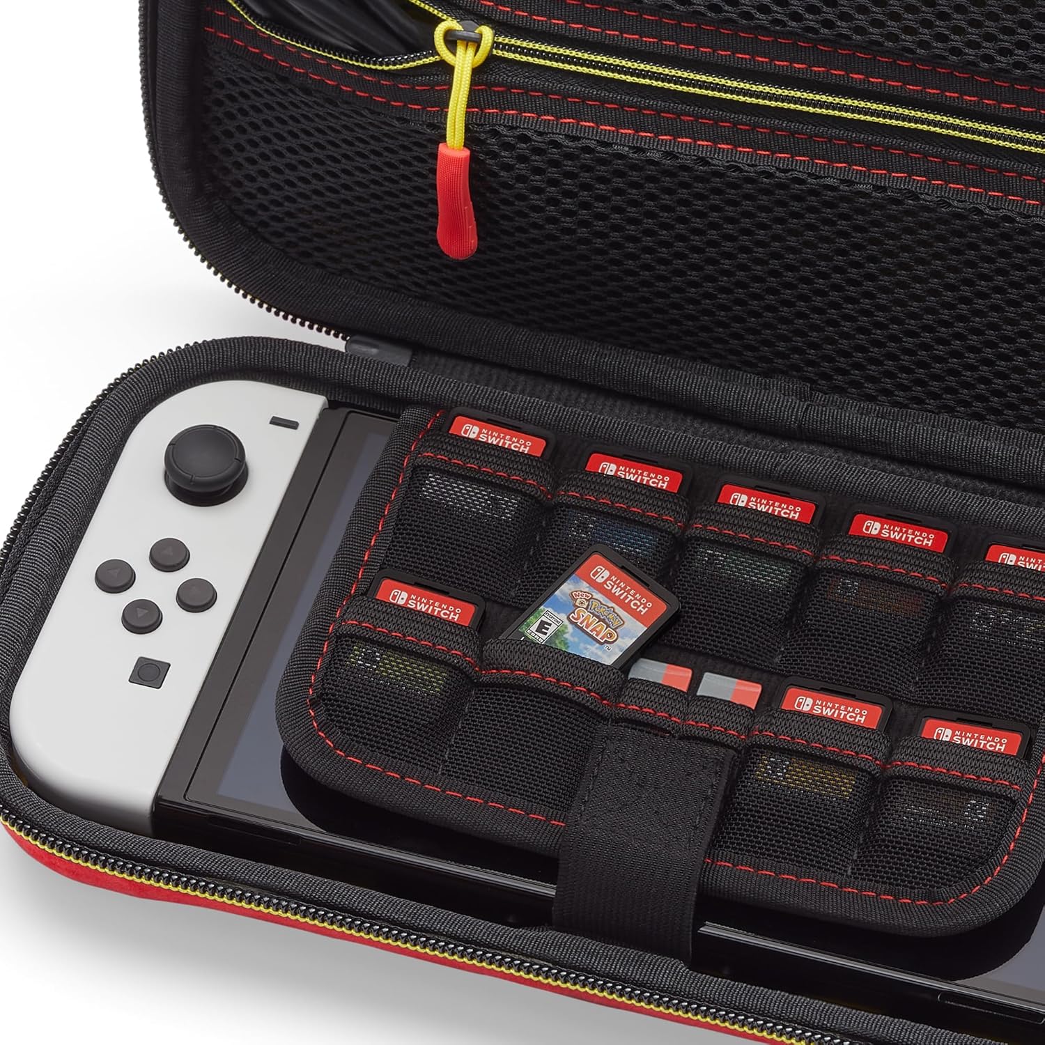 PowerA beschermhoes voor Nintendo Switch (OLED model), Nintendo Switch en Nintendo Switch Lite - Pikachu-sprong, Beschermhoes, Gamehoes, Consolehoes, Accessoires, Opslag, Officieel gelicentieerd