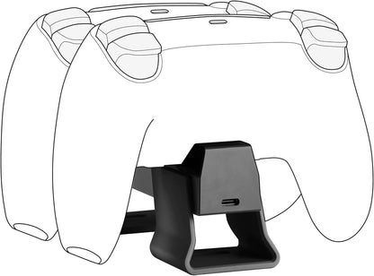 Speedlink TWINDOCK USB-oplader - PS5 oplaadstation voor controllers, maximaal twee originele PS5 controllers Oplader tegelijk, snellaadfunctie, compatibel met DualSense en DualSense Edge, zwart