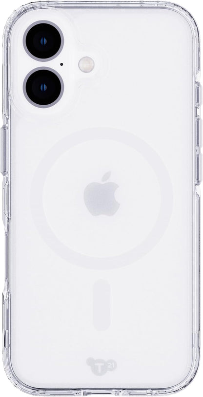 Tech21 EvoClear for iPhone 16 Compatible with MagSafe - Impact Protection Case - in Clear