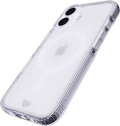 Tech21 EvoClear for iPhone 16 Compatible with MagSafe - Impact Protection Case - in Clear