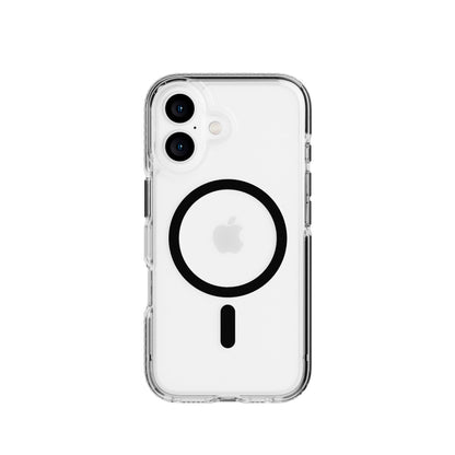 Tech21 EvoCrystal voor iPhone 16 compatibel met MagSafe - Impact Protection Case 15x Militaire Standaard Getest - in Zwart