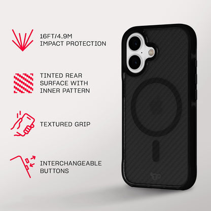 Tech21 EvoArmor voor iPhone 16 Compatibel met MagSafe - Impact Protection Case 21x Militaire Standaard Getest in