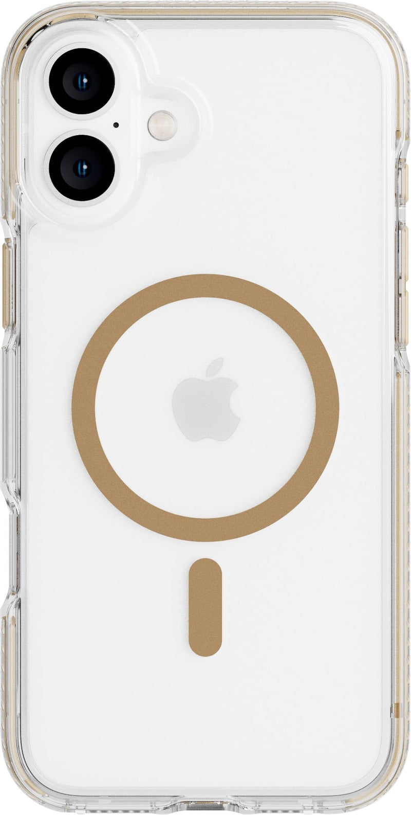 Tech21 EvoCrystal voor iPhone 16 Plus compatibel met MagSafe - Impact Protection Case 15x Militaire Standaard Getest - in Goud