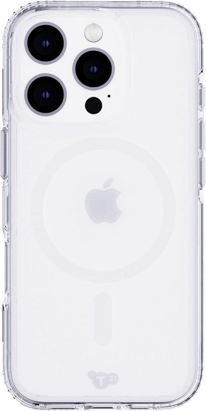 Tech21 EvoClear for iPhone 16 Pro - Compatible with MagSafe - Impact Protection Case - in
