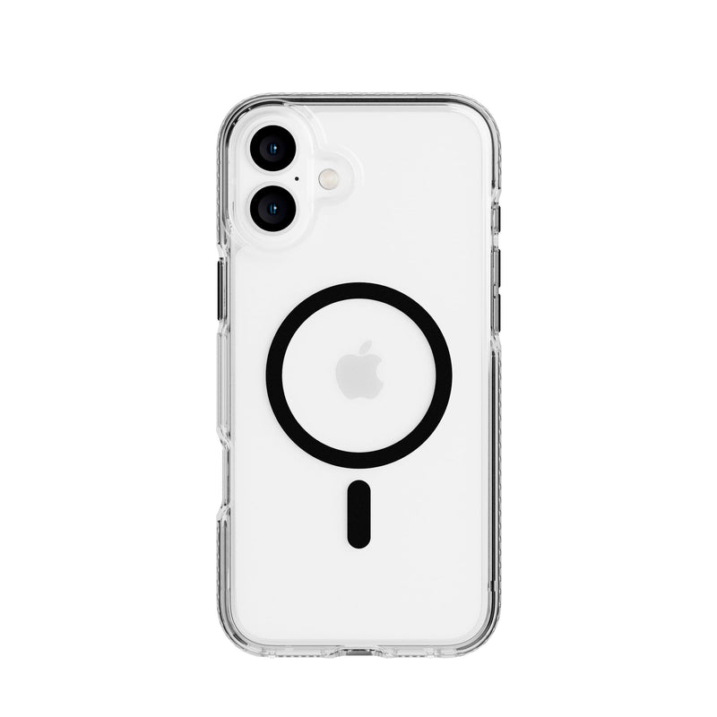 Tech21 EvoCrystal voor iPhone 16 Pro, compatibel met MagSafe, 15 stuks, militaire standaard getest, zwart