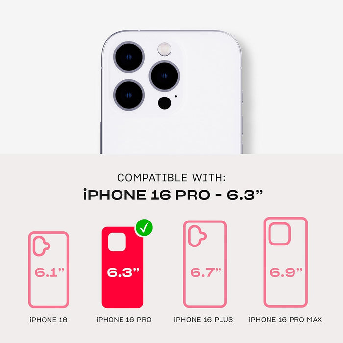 Tech21 EvoCrystal voor iPhone 16 Pro, compatibel met MagSafe, 15 stuks, militaire standaard getest, in goud