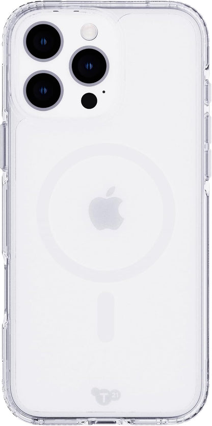 Tech21 EvoClear for iPhone 16 Pro Max Compatible with MagSafe - Impact Protection Case - in Clear