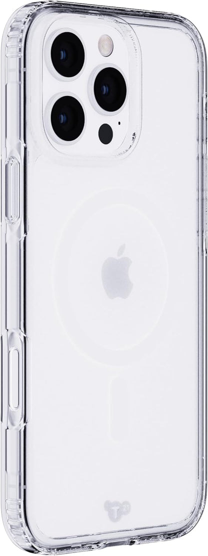 Tech21 EvoClear for iPhone 16 Pro Max Compatible with MagSafe - Impact Protection Case - in Clear