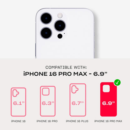 Tech21 EvoCrystal voor iPhone 16 Pro Max Compatibel met MagSafe - Impact Protection Case 15x Militaire Standaard Getest - in Zwart