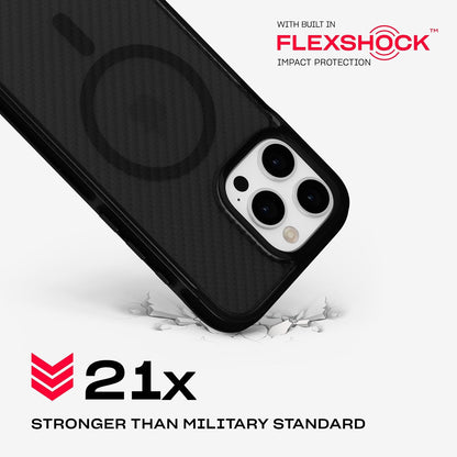 Tech21 EvoArmor voor iPhone 16 Pro Max Compatibel met MagSafe - Impact Protection Case 21x Militaire Standaard Getest in Zwart