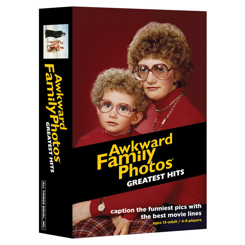 Awkward Family Photos Greatest Hits: The Ultimate Family Party Board Game - Match Movie Lines with Funny Photos
