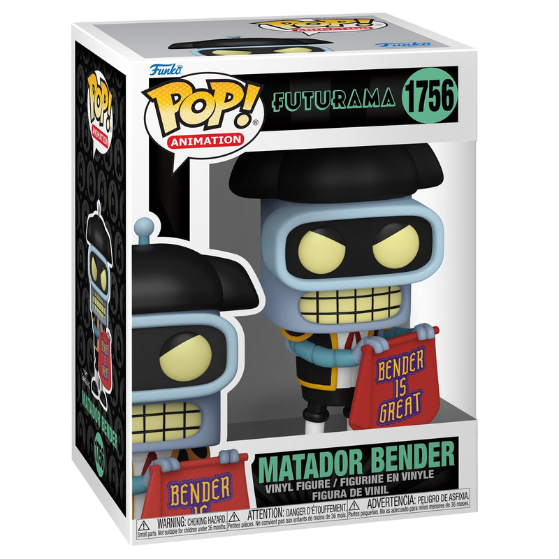 Funko POP! TV: Futurama - Bender - (Matador) - Collectable Vinyl Figure - Gift Idea - Official Merchandise - Toys for Kids & Adults - TV Fans - Model Figure for Collectors and Display