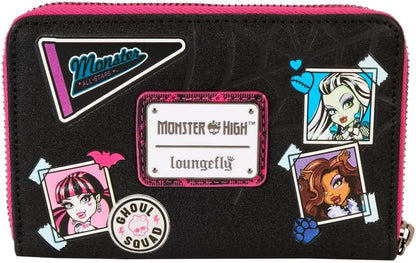 Loungefly Monster High Logo Zip Around Wallet, Multicolor, Zip Around Wallet