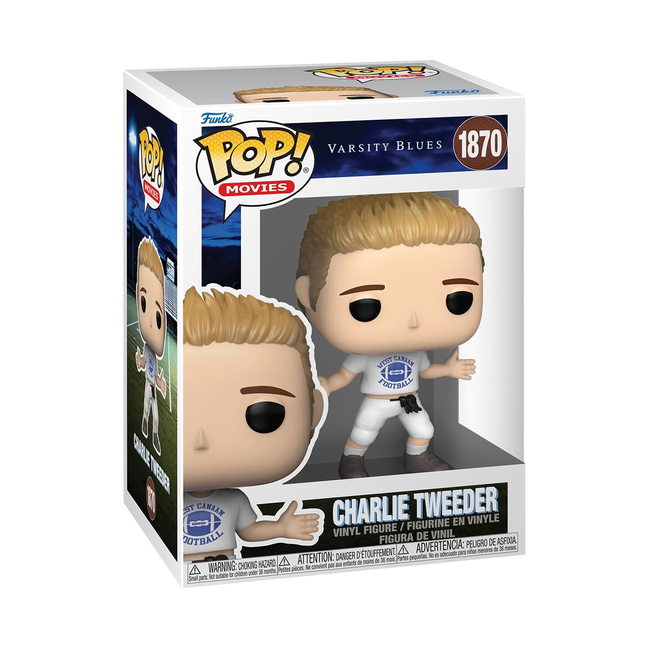 Funko Pop! Movies: Varsity Blues - Tweeder - Keychain - Neuartiger Schlüsselanhänger - Vinyl-Minifigur Zum Sammeln - Strumpffüller - Geschenkidee - Offizielle Handelswaren - Movies Fans - Minifigur