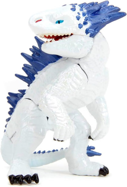 Jada Godzilla Metal Wave 1 Pop Culture Collectible Figures 4 pack - Godzilla King Kong Shimo Skar - For Fans & Collectors Aged 8+ 6.5cm Each