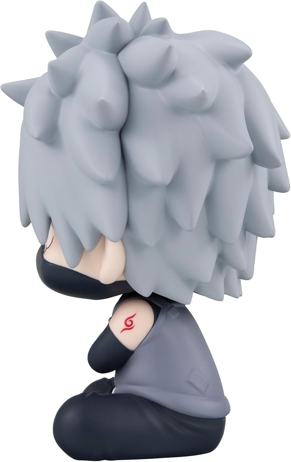 MegaHouse Rukappu Naruto Shippuden Hatake Kakashi Dark Part Version, Approx. 4.3 inches (110 mm), PVC Pre-painted Action Figure Kakashi Hatake Darkie Version