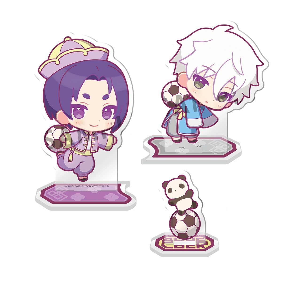 Megahouse - Blue Lock: Episode Nagi - Acrylic Stands Buddycolle - Seishiro Nagi & Reo Mikage Panda (ver. A