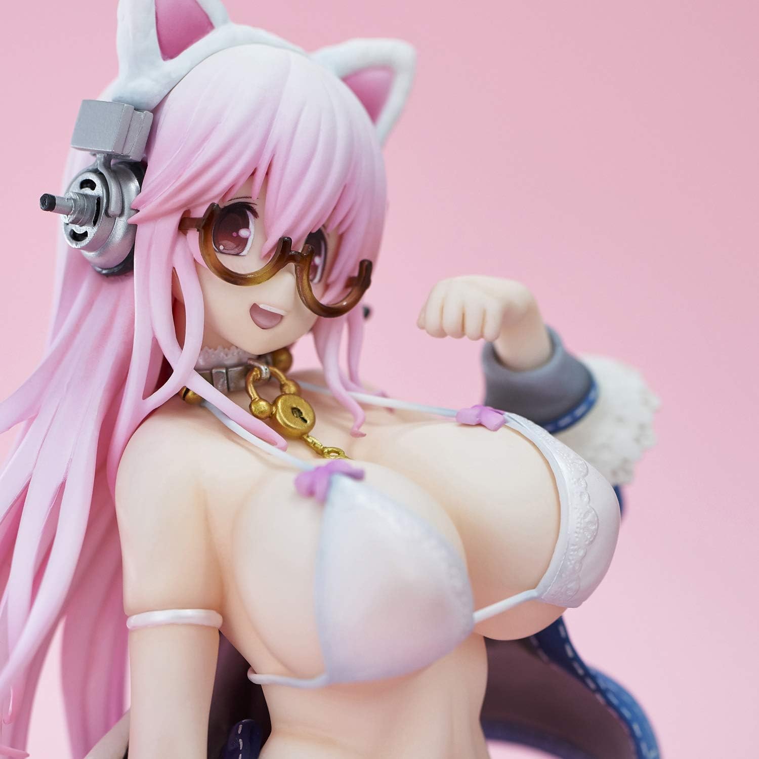 Super Sonico White Cat Ver. Resale 24, Non-scale, PVC & ABS, Pre-painted Complete Figure