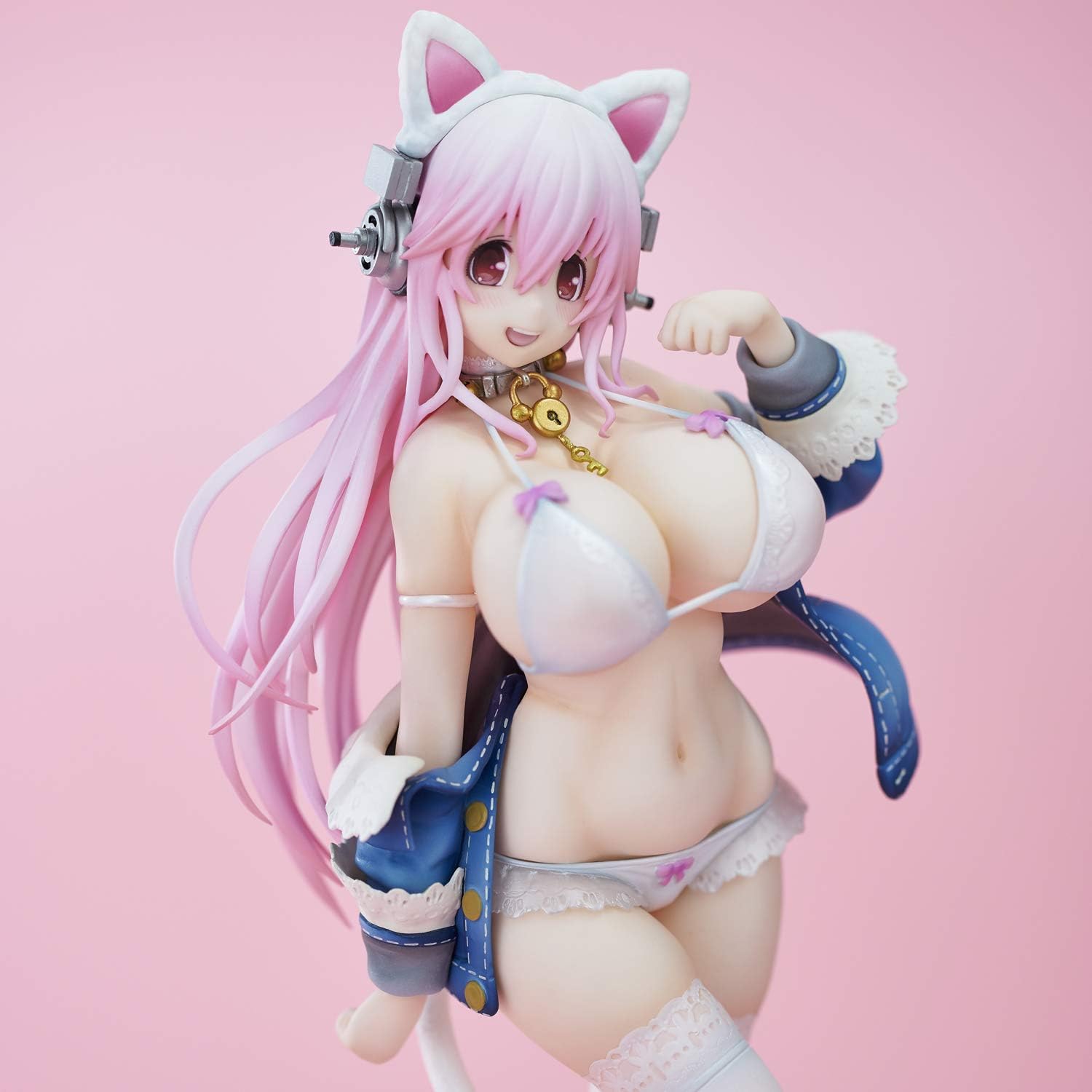 Super Sonico White Cat Ver. Resale 24, Non-scale, PVC & ABS, Pre-painted Complete Figure