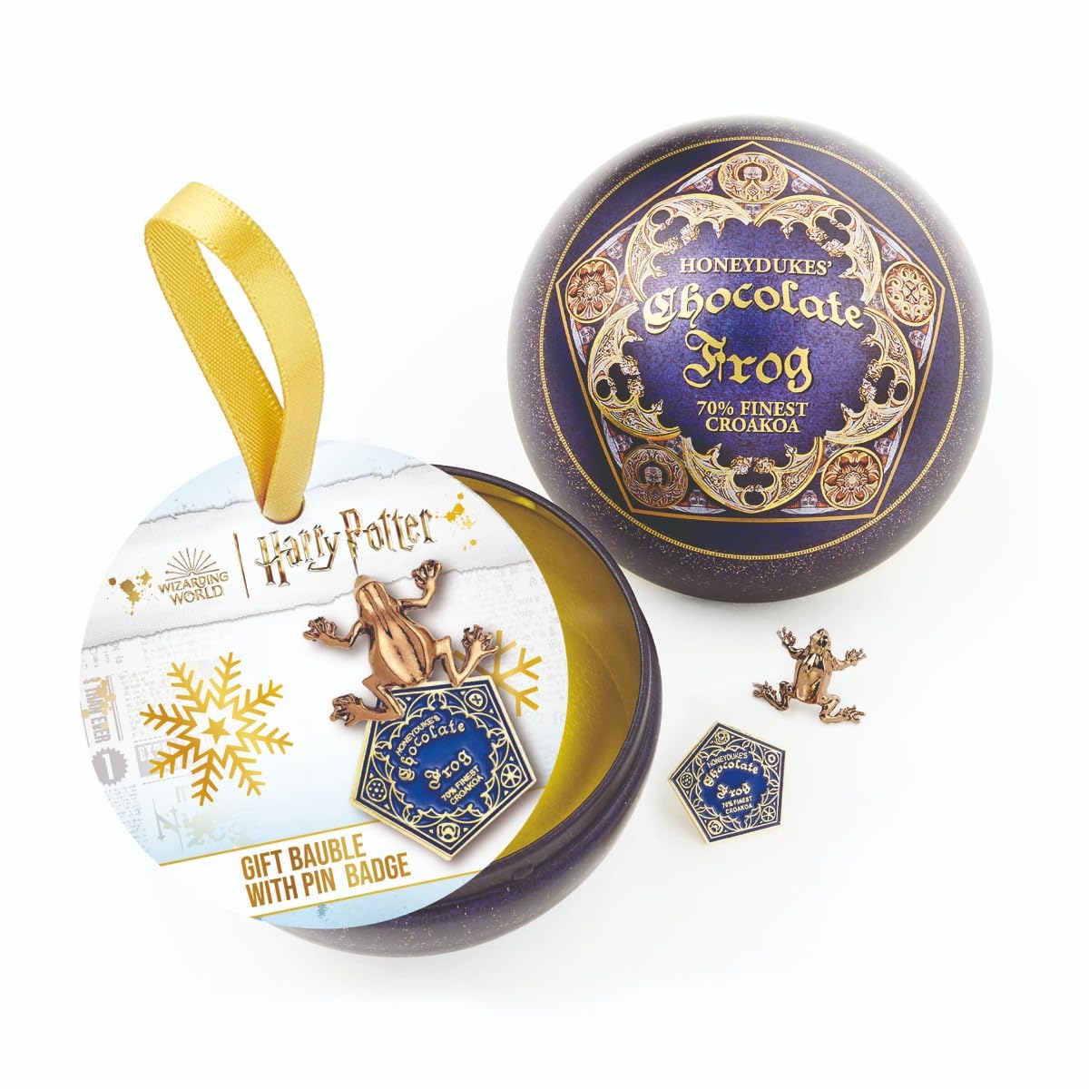Harry Potter - Chocolate Frog Gift Bauble including Pin Badge