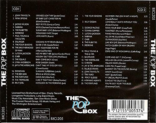 The Pop Box feat JohnTravolta, Paul Young, Cher, u.a (Doppel CD).