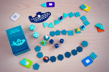 Oink Games Deep Sea Adventure Boost - Award-Winning Push Your Luck Game | Play Both Boost & Original Versions | 2-6 Players | Ages 8+