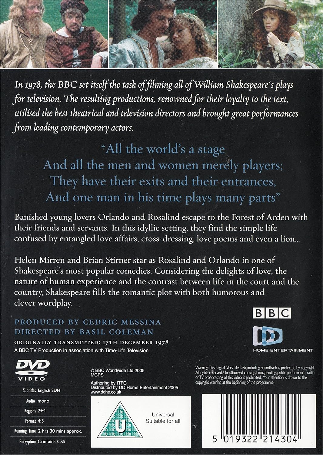 As You Like It - BBC Shakespeare Collection