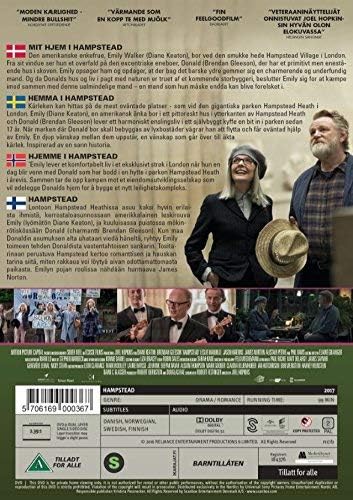 Hampstead (Blu-ray Region B)  Diane Keaton, Brendan Gleeson, Will Smith