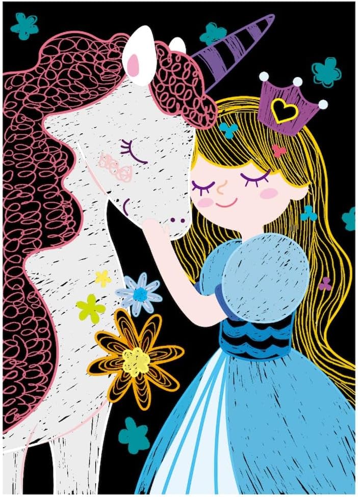 Avenir Mini Scratch Boek - Prinses